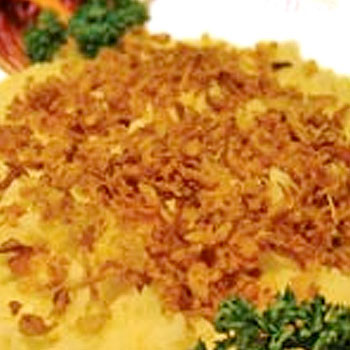 Cheddary Garlic Mashed Potatoes