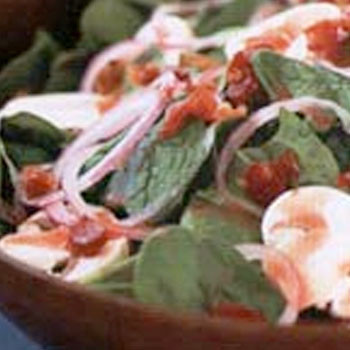 Warm Spinach and Bacon Salad